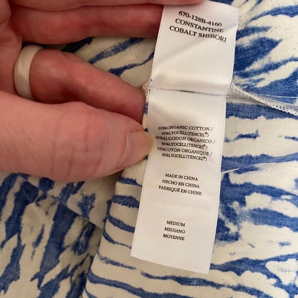 RAILS Womens Midi Tank Sundress Size M Blue White CONSTANTINE Pullover Beach - Picture 9 of 15